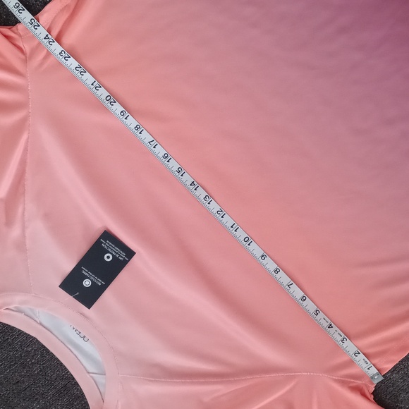 🆕️ 🌊Ocean + Coast🌊 - Ombre Peach/Coral UPF 30+ Moisture Wicking L/S Shirt - Picture 14 of 16